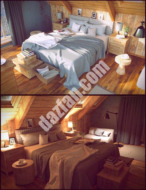 [daz场景] 寒假卧室-DAZ爱好者