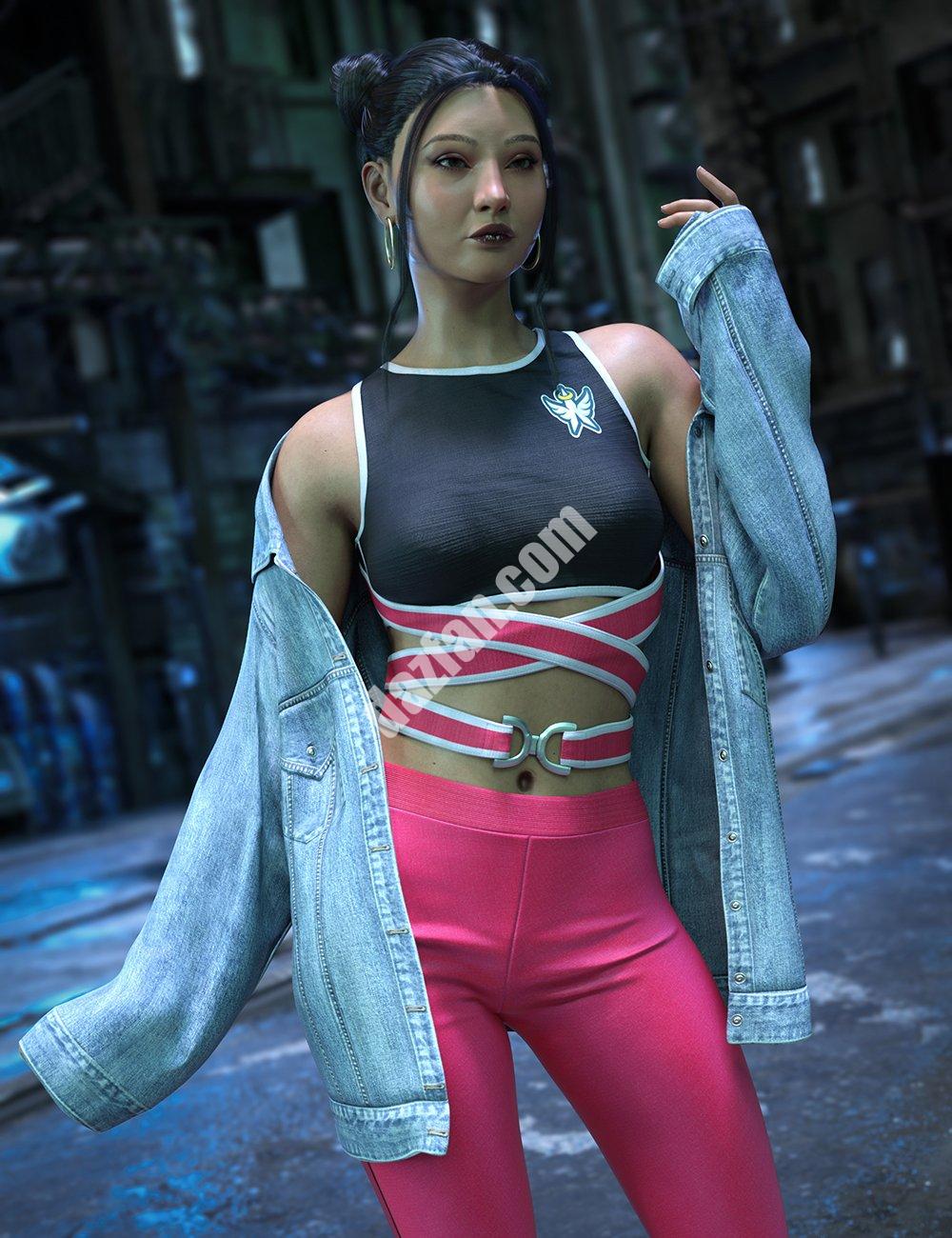 [daz服装] Yuko dForce OVZ创世纪9装备-DAZ爱好者